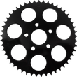 Load image into Gallery viewer, DragSpecialties Rear Sprocket - Black - Dished - 49 Tooth 17512EB - Main Product View