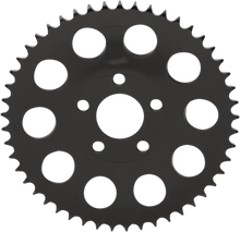 Load image into Gallery viewer, DragSpecialties Rear Sprocket - Black - Dished - 49 Tooth 19432EB - Side View