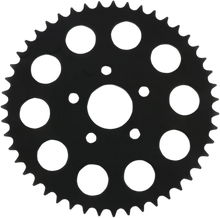 Load image into Gallery viewer, DragSpecialties Rear Sprocket - Black - Flat - 49 Tooth 71891EB - Main Product View