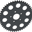 Load image into Gallery viewer, DragSpecialties Rear Sprocket - Black - Flat - 51 Tooth 71891DE - Main Product View