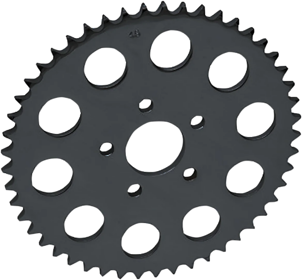 DragSpecialties Rear Sprocket - Black - Flat - 51 Tooth 71891DE - Main Product View
