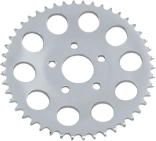 Load image into Gallery viewer, DragSpecialties Rear Sprocket - Chrome - Dished - 46 Tooth 19430P - Main Product View