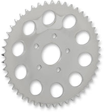 Load image into Gallery viewer, DragSpecialties Rear Sprocket - Chrome - Dished - 46 Tooth 19430P - Side View
