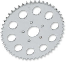 Load image into Gallery viewer, DragSpecialties Rear Sprocket - Chrome - Flat - 46 Tooth 16429P - Main Product View