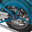 Load image into Gallery viewer, DragSpecialties Rear Sprocket - Chrome - Flat - 49 Tooth 71891BP - Side View