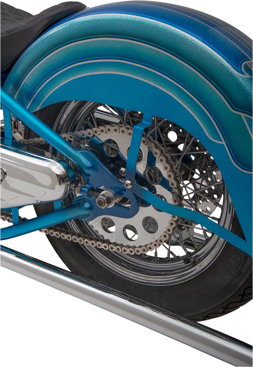 DragSpecialties Rear Sprocket - Chrome - Flat - 49 Tooth 71891BP - Side View