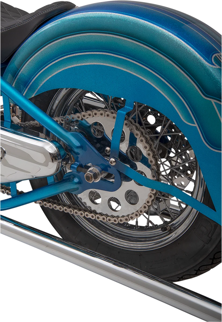 DragSpecialties Rear Sprocket - Chrome - Flat - 49 Tooth 71891BP - Side View