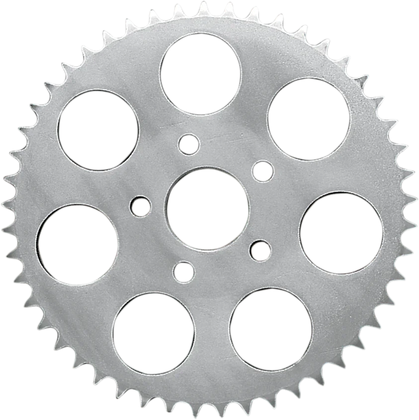 DragSpecialties Rear Sprocket - Chrome - Flat - 49 Tooth 71891BP - Detail View