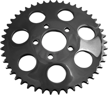 Load image into Gallery viewer, DragSpecialties Rear Sprocket - Gloss Black - Dished - 46 Tooth 16431EB - Main Product View