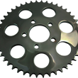 Load image into Gallery viewer, DragSpecialties Rear Sprocket - Gloss Black - Dished - 49 Tooth 16425EB - Main Product View