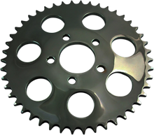 Load image into Gallery viewer, DragSpecialties Rear Sprocket - Gloss Black - Dished - 49 Tooth 16425EB - Main Product View
