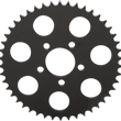 Load image into Gallery viewer, DragSpecialties Rear Sprocket - Gloss Black - Flat - 46 Tooth 16429EB - Main Product View