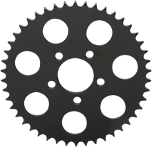 Load image into Gallery viewer, DragSpecialties Rear Sprocket - Gloss Black - Flat - 46 Tooth 16429EB - Main Product View