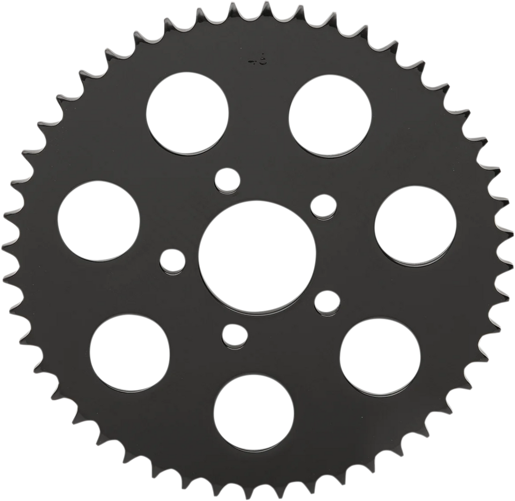 DragSpecialties Rear Sprocket - Gloss Black - Flat - 48 Tooth 16421EB - Main Product View