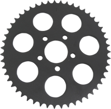 Load image into Gallery viewer, DragSpecialties Rear Sprocket - Gloss Black - Flat - 51 Tooth 16423EB - Main Product View