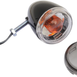 Load image into Gallery viewer, DragSpecialties Rear Turn Signal 1156 - Black/Smoke Lens L12-0232RB/M - Main Product View