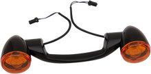 Load image into Gallery viewer, DragSpecialties Rear Turn Signal Kit - Harley Davidson - Black L20-0380GB - Main Product View
