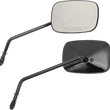 Load image into Gallery viewer, DragSpecialties Rectangle Mirrors - Long - Black 60-0014/15GBX - Main Product View