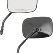 Load image into Gallery viewer, DragSpecialties Rectangle Mirrors - Long - Black 60-0014/15GBX - Side View