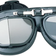 Load image into Gallery viewer, DragSpecialties Red Baron Goggles - Matte Black 220001-BX3 - Main Product View