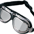 Load image into Gallery viewer, DragSpecialties Red Baron Goggles - Stainless Steel 220028-BX3 - Main Product View