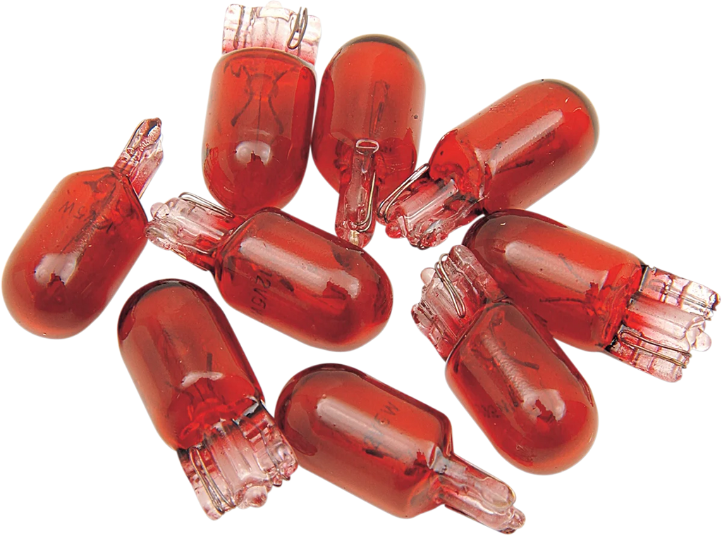 DragSpecialties Red Marker Light Bulbs AD-0913R - Main Product View