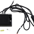 Load image into Gallery viewer, DragSpecialties Regulator - FX/FLST '00 - Black 74512-00 - Side View