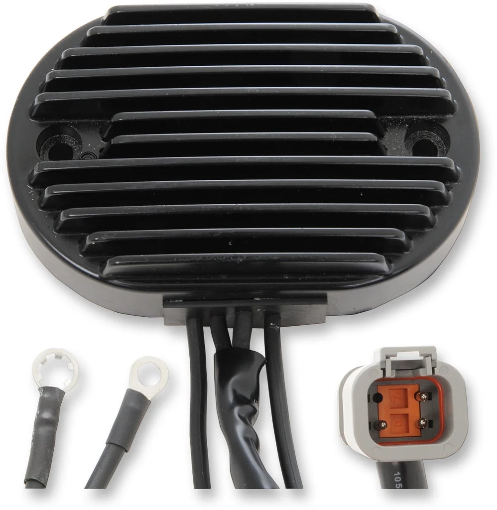 DragSpecialties Regulator - FX/FLST '01-'06 - Black 74540-01 - Main Product View