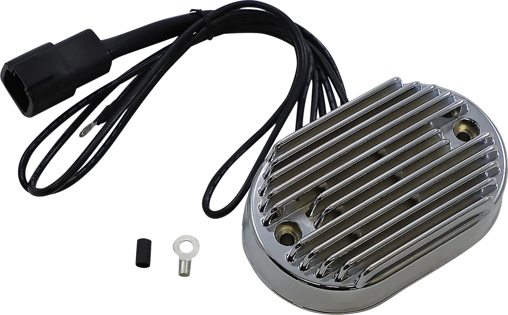 DragSpecialties Regulator - FX/FLST '01-'06 - Chrome 74540-01CHR - Main Product View