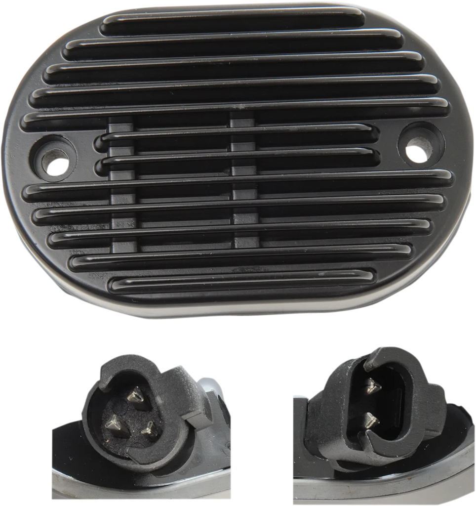 DragSpecialties Regulator - FX/FLST '08-'10 - Black 74540-08 - Main Product View