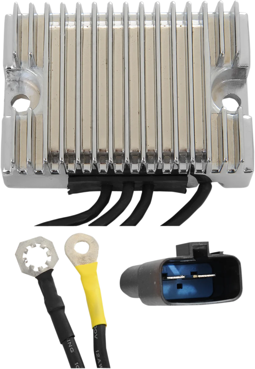 DragSpecialties Regulator - FX/FLST '08-'10 - Black 74540-08BLK - Side View