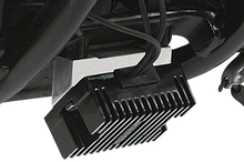 Load image into Gallery viewer, DragSpecialties Regulator Mount - Harley Davidson - Chrome 720018 - Side View