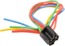 Load image into Gallery viewer, DragSpecialties Relay Socket Assembly - Colored Wires MC-DRAG042 - Main Product View