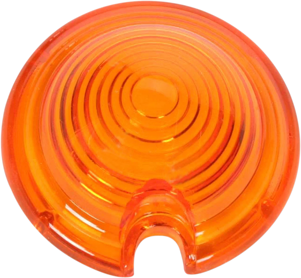 DragSpecialties Replacement Amber Lens for Bullet Light 165075-HC3 - Main Product View