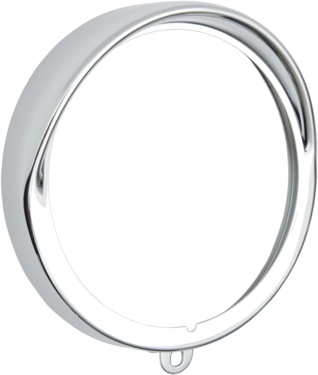 DragSpecialties Replacement Bezel - Chrome L20-6084R - Side View