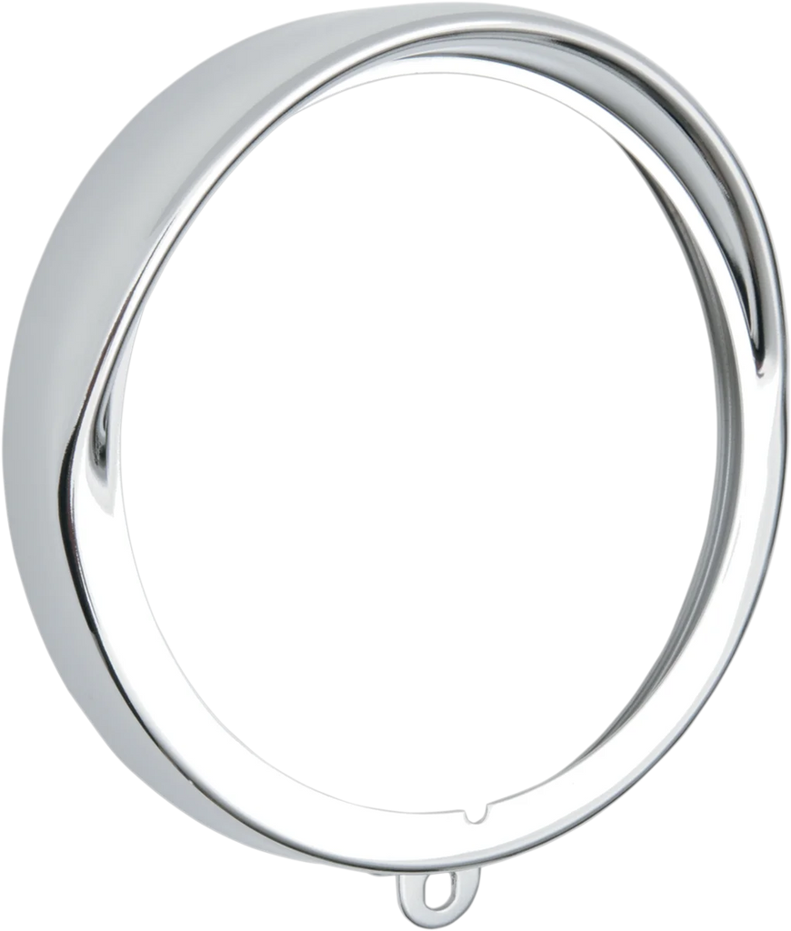DragSpecialties Replacement Bezel - Chrome L20-6084R - Side View
