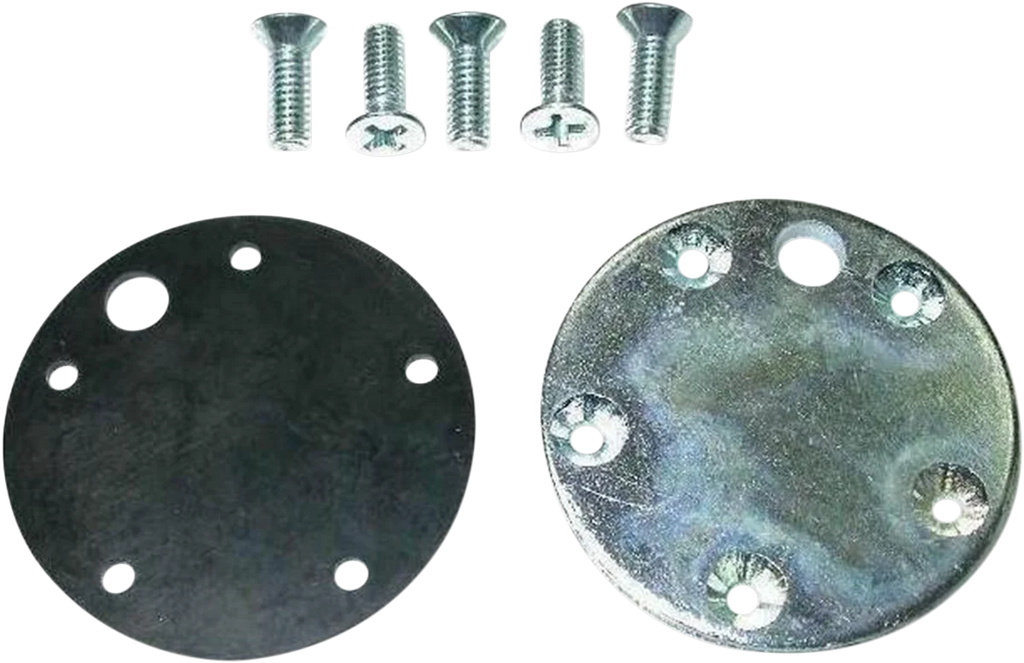 DragSpecialties Replacement Blockoff Plate with Gasket 012912 - Main Product View