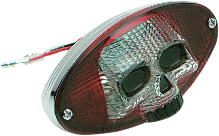 DragSpecialties Replacement Lens - Skull Face 12-0403RC-L - Main Product View