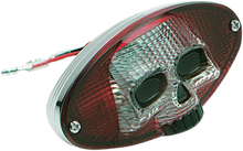 Load image into Gallery viewer, DragSpecialties Replacement Lens - Skull Face 12-0403RC-L - Main Product View