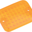 Load image into Gallery viewer, DragSpecialties Replacement Mini Rectangular Lens - Amber 165179 - Main Product View