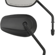 Load image into Gallery viewer, DragSpecialties Replacement Mirrors - Long Stem - Black M60-6386MB - Main Product View