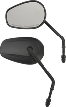 Load image into Gallery viewer, DragSpecialties Replacement Mirrors - Long Stem - Black M60-6386MB - Main Product View
