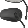 Load image into Gallery viewer, DragSpecialties Replacement Mirrors - Long Stem - Black M60-6386MB - Side View