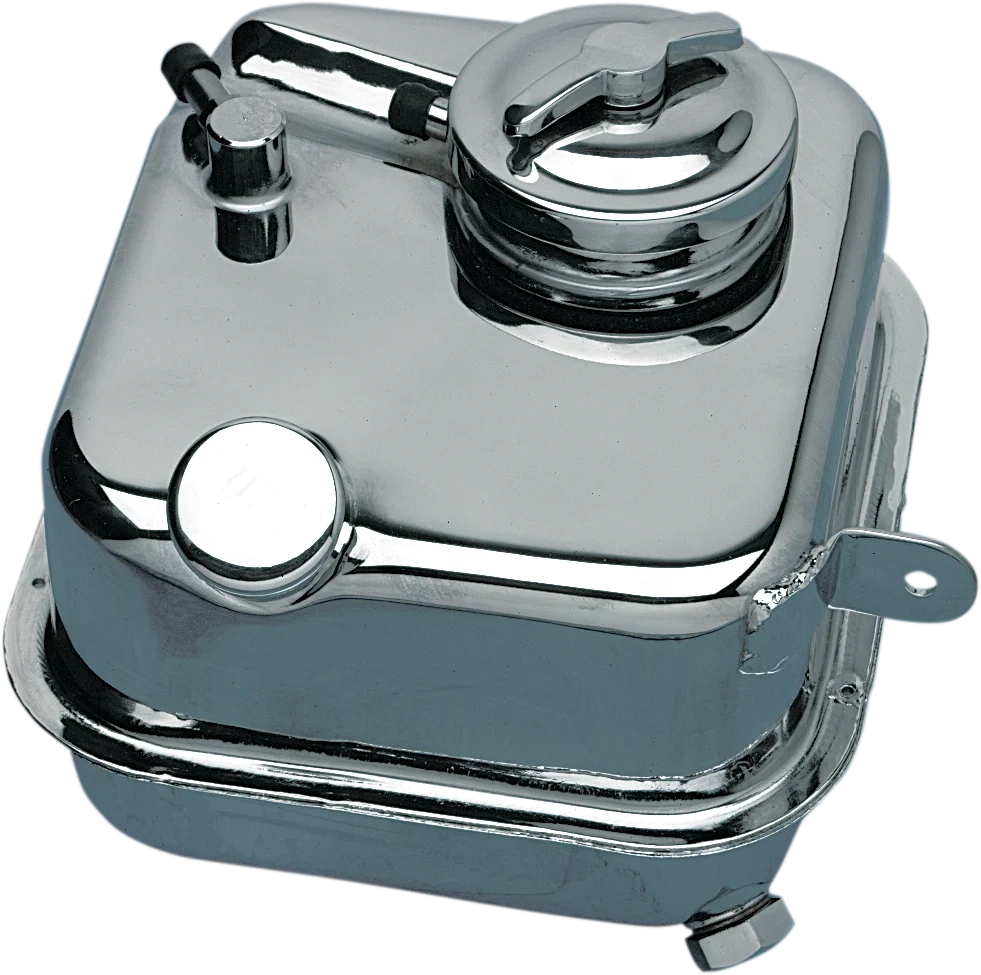 DragSpecialties Replacement Oil Tank - Chrome 70426 - Main Product View