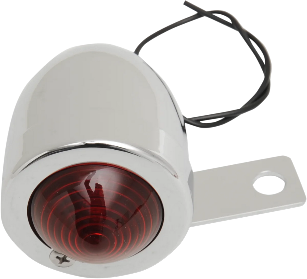 DragSpecialties Replacement Red Lens for Bullet Light 165074-HC3 - Side View