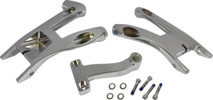 DragSpecialties Rider Floorboard Mount - Chrome P17-0436C - Main Product View