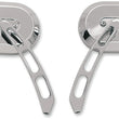 Load image into Gallery viewer, DragSpecialties Right Oval Mirror 60-6232RBL1 - Main Product View