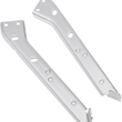 Load image into Gallery viewer, DragSpecialties Right Saddlebag Rail Support Bracket - Black S77-0135GBR - Side View