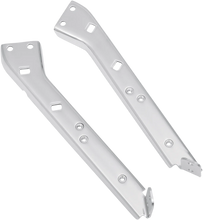 Load image into Gallery viewer, DragSpecialties Right Saddlebag Rail Support Bracket - Black S77-0135GBR - Side View