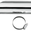 Load image into Gallery viewer, DragSpecialties Right-Side Chrome Heat Shield 72860 - Main Product View